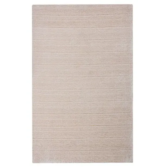 Striped Washable Rug - Ivory, Chenille