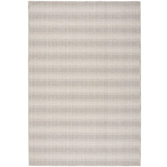 Striped Washable Rug - Natural