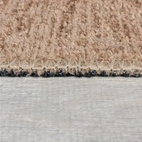 Striped Washable Rug - Natural, Chenille
