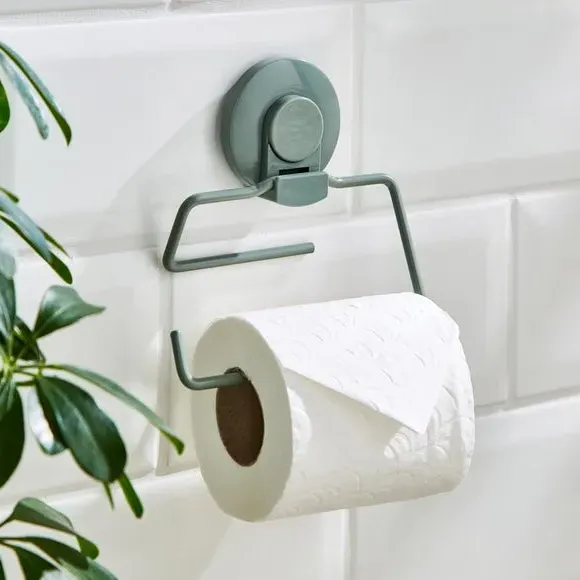 Suction Toilet Roll Holder - Lilypad, Wire