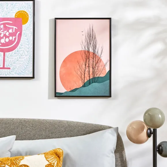 Sunset Poster Print - Multicolor, Paper image