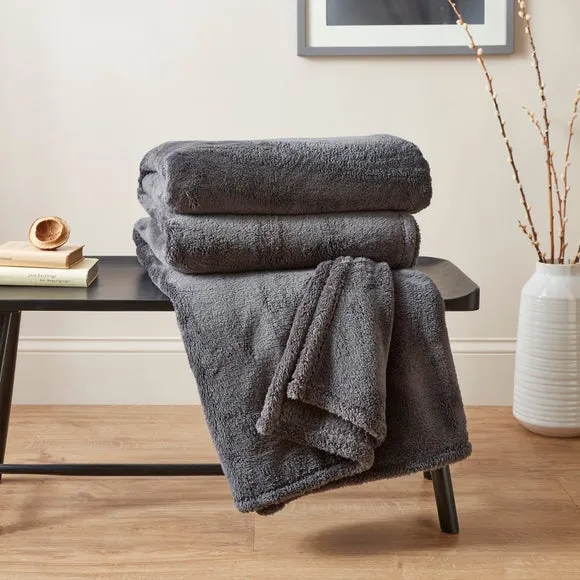 Supersize Throw Blanket - Charcoal image