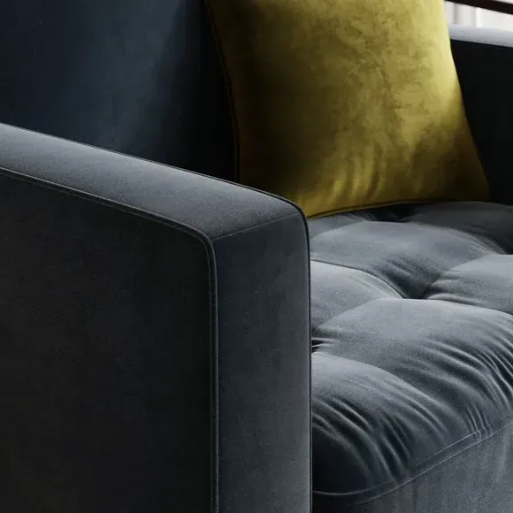 Swivel Accent Chair - Ink, Velvet