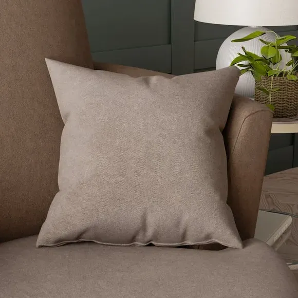 Swivel Chair with Cushions - Chocolate, Faux Leather