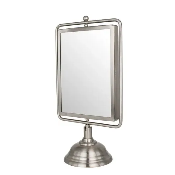 Swivel Dressing Mirror 3x Magnification - Silver image
