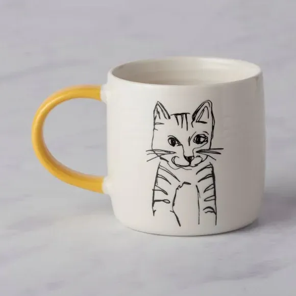 Tabby Cat Mug - Multicolor, Fine China image