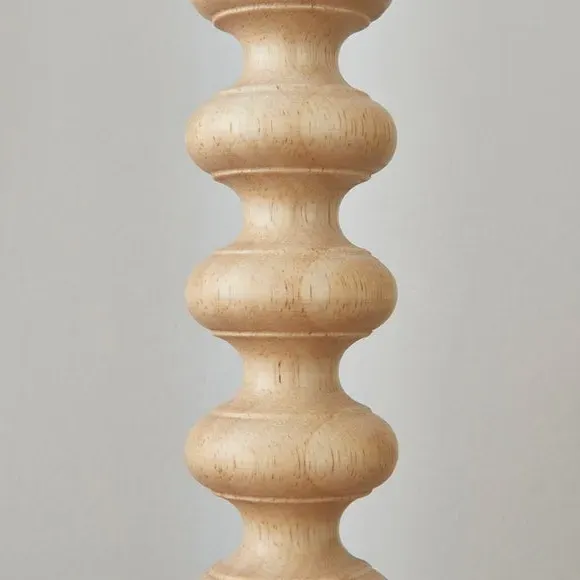 Table Lamp Base with Paint Feature - Natural Wood