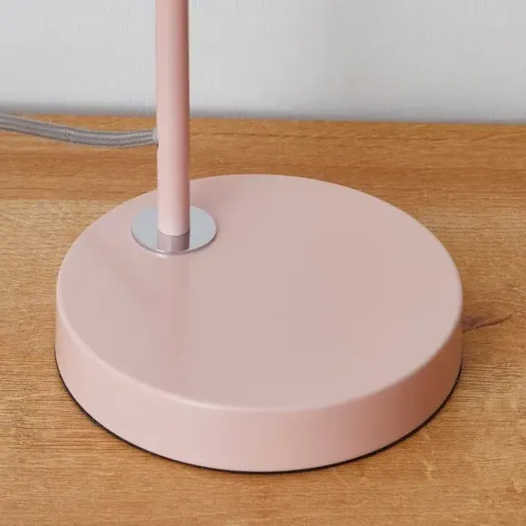 Table Lamp with In-Line Switch - Blush