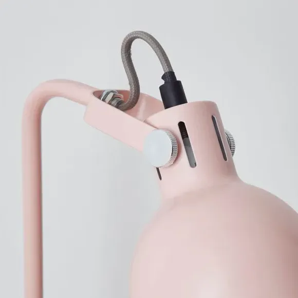 Table Lamp with In-Line Switch - Blush