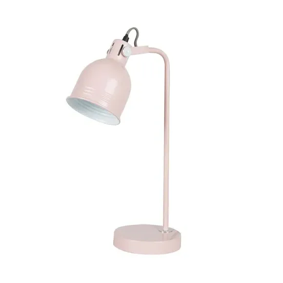 Table Lamp with In-Line Switch - Blush