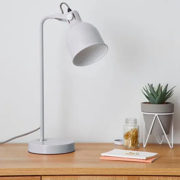 Table Lamp with In-Line Switch - Dove