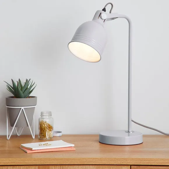 Table Lamp with In-Line Switch - Dove