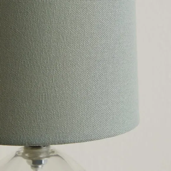 Table Lamp with In-Line Switch - Lilypad, Glass