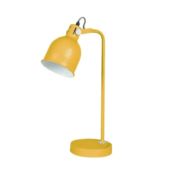 Table Lamp with In-Line Switch - Ochre