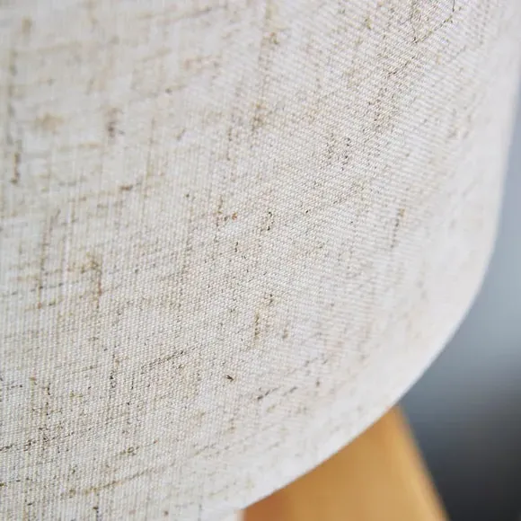 Table Lamp with Rope Base - Natural, Fabric