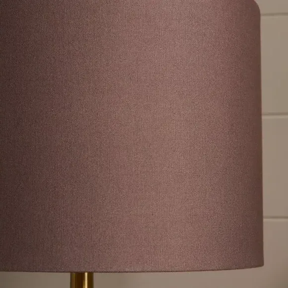 Table Lamp with Rope-Effect Base - Mocha