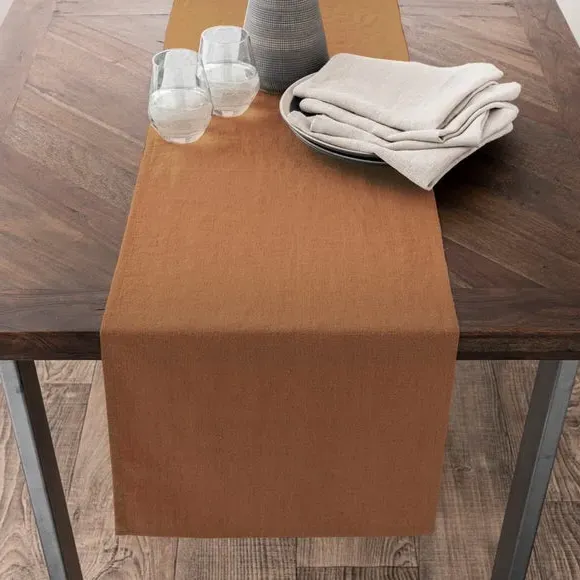 Table Runner - Camel, Linen image