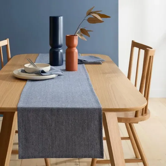 Table Runner - Navy, Cotton image