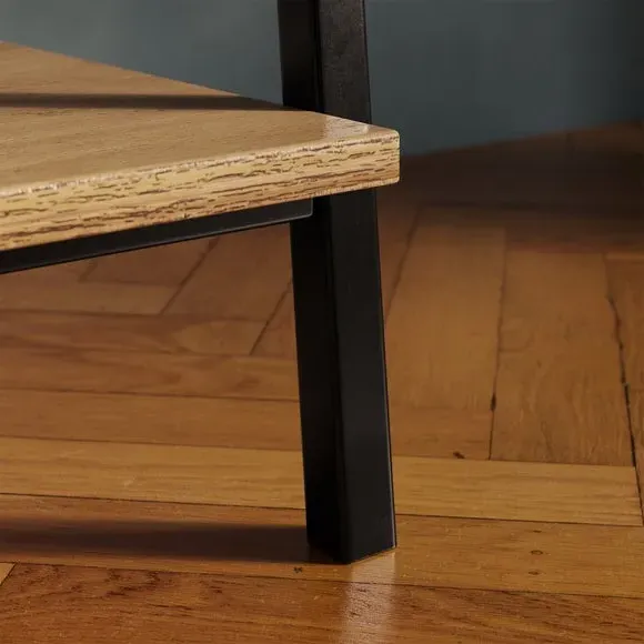Tall Shelving Unit with Drawer - Wood, Metal