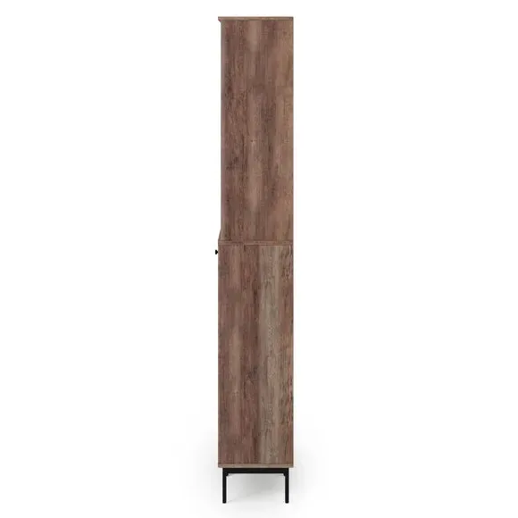 Tall Storage Unit with Shelves - Pine Effect