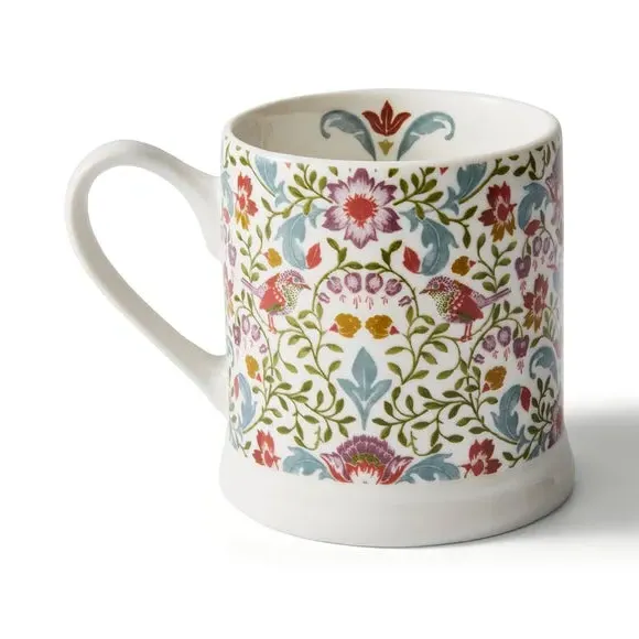 Tankard Mug with Floral Print - Multicolor