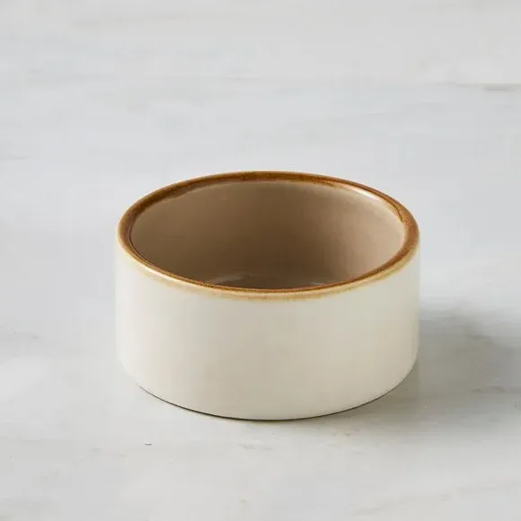 Tapas Dip Bowl - White, Stoneware image