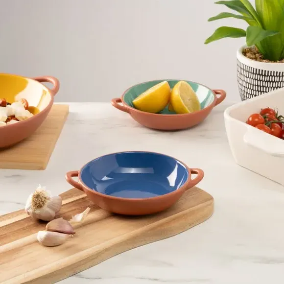 Tapas Dish Oven Safe - Blue, Stoneware image