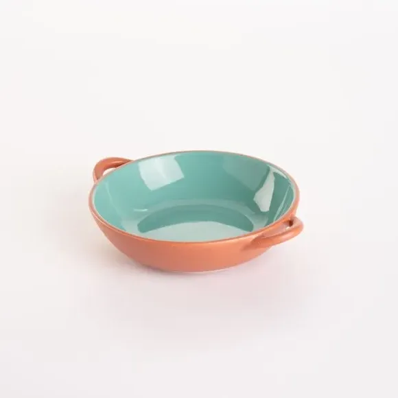 Tapas Dish Oven Safe - Green, Stoneware