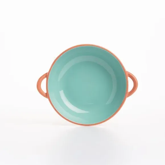 Tapas Dish Oven Safe - Green, Stoneware