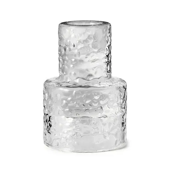 Taper Candlestick Holder - Clear, Glass