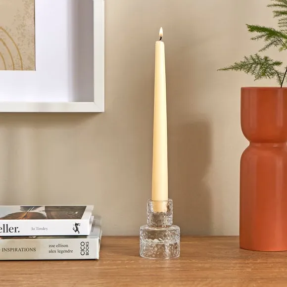 Taper Candlestick Holder - Clear, Glass image