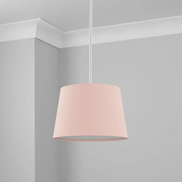 Tapered Lamp Shade - Blush, Poly-Cotton