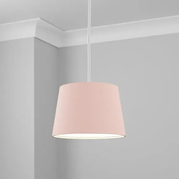 Tapered Lamp Shade - Blush, Poly-Cotton