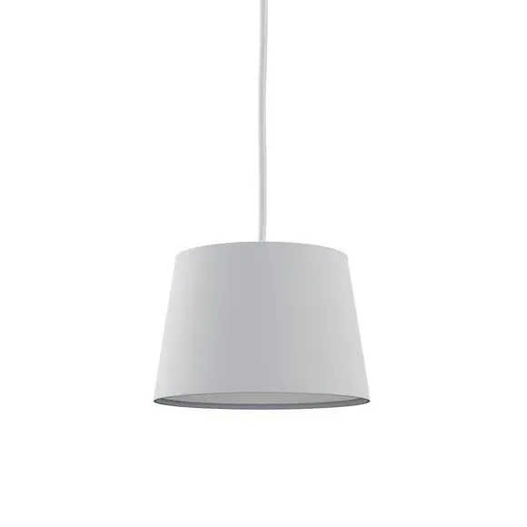 Tapered Lamp Shade - Dove, Faux Linen