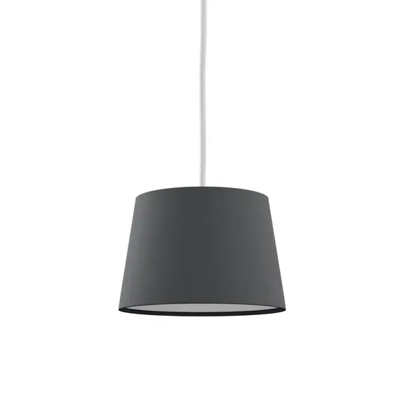 Tapered Lamp Shade - Grey, Poly-Cotton