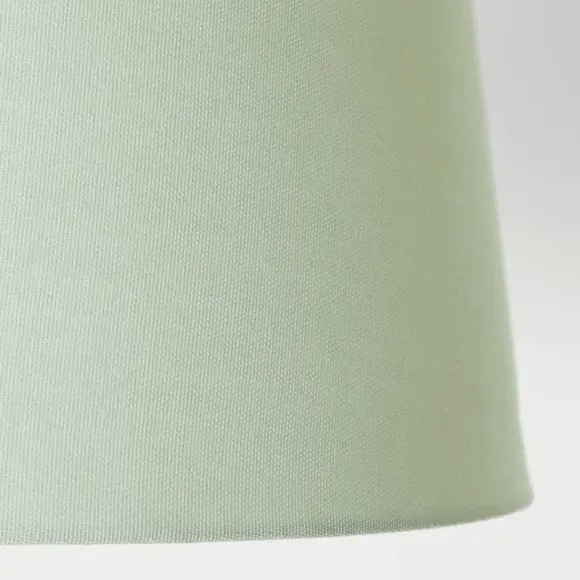Tapered Lamp Shade - Sage, Faux Linen