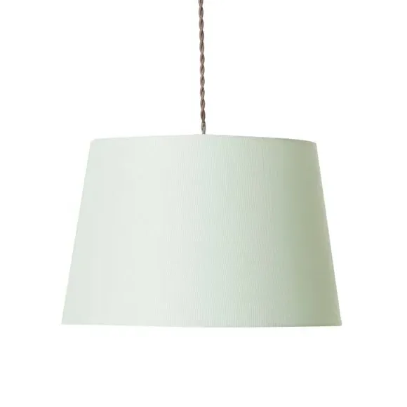 Tapered Lamp Shade - Sage, Faux Linen