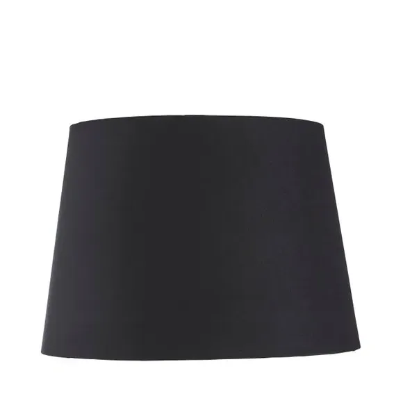 Tapered Lamp Shade with Gimbal - Black, Velvet