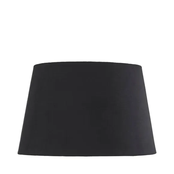 Tapered Lamp Shade with Gimbal - Black, Velvet