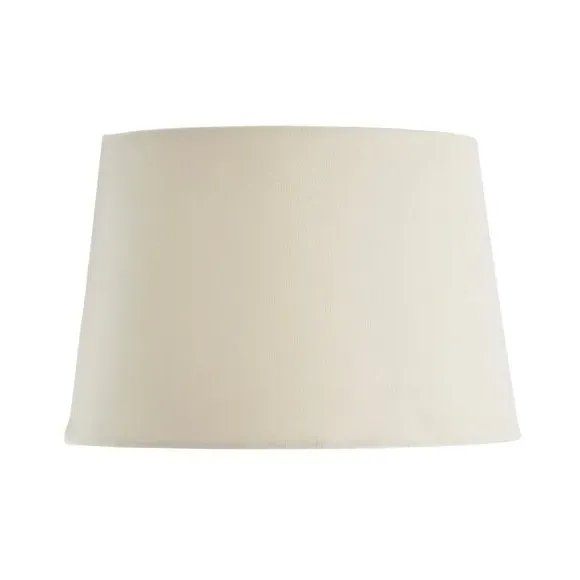 Tapered Lamp Shade with Gimbal - Ivory, Velvet