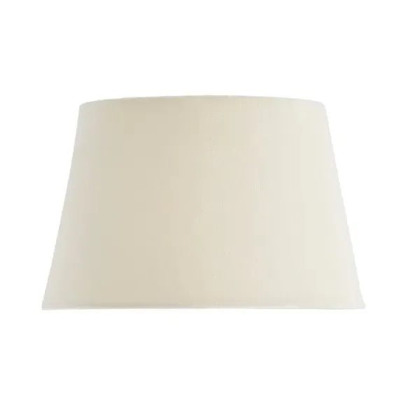Tapered Lamp Shade with Gimbal - Ivory, Velvet