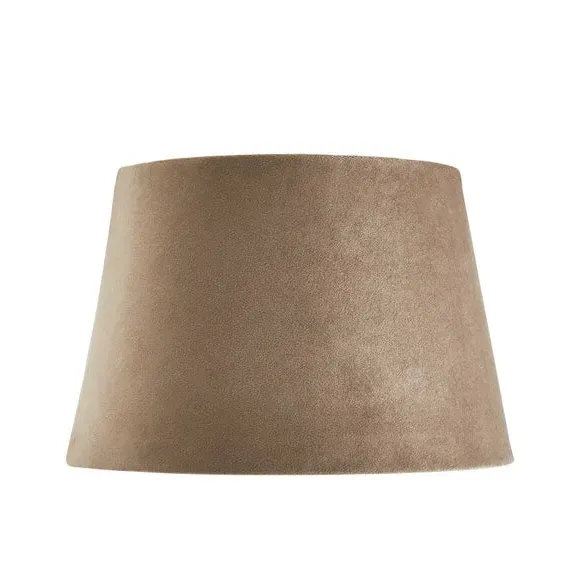 Tapered Lamp Shade with Gimbal - Natural, Velvet
