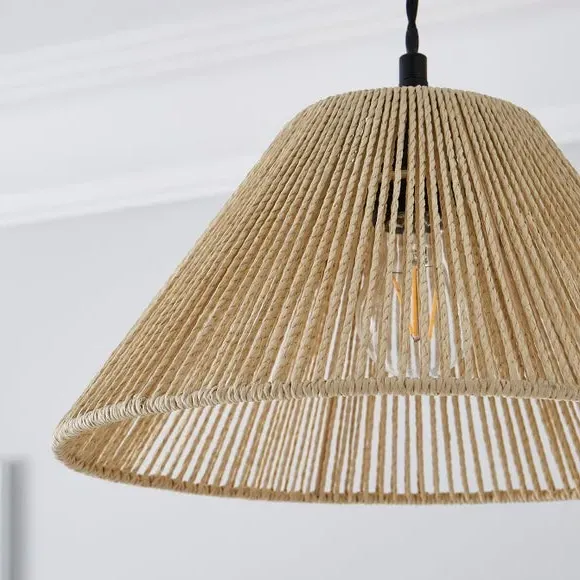 Tapered Pendant Shade Easy Fit - Sand, Paper