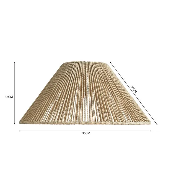 Tapered Pendant Shade Easy Fit - Sand, Paper