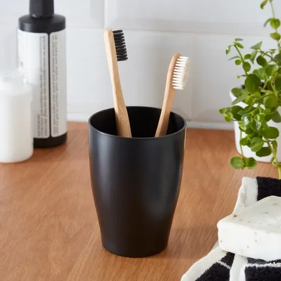 Tapered Tumbler - Black, Plastic