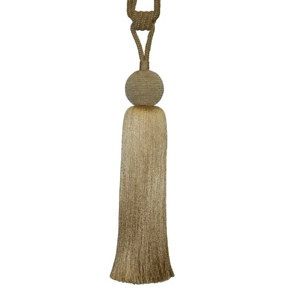 Tasseled Curtain Tieback - Gold image