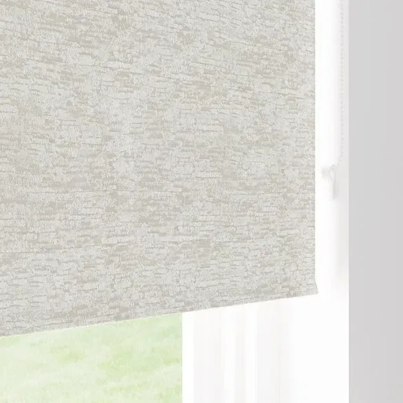 Textured Blackout Roller Blind - Champagne, Polyester