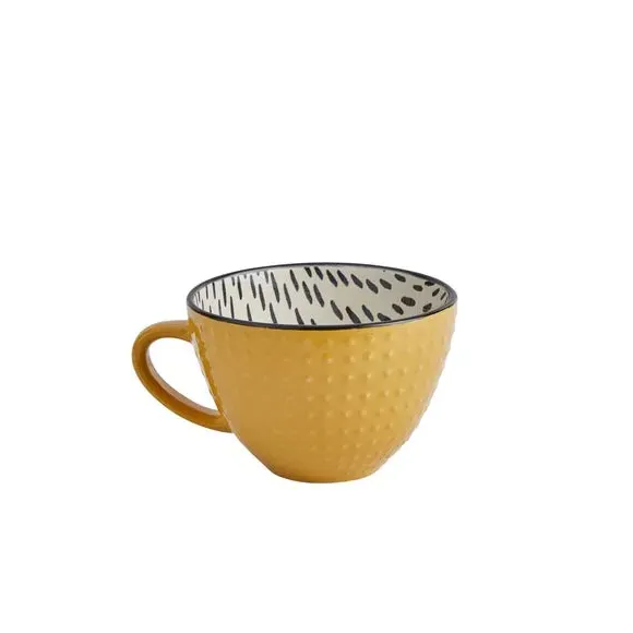 Textured Ceramic Mug - Ochre image