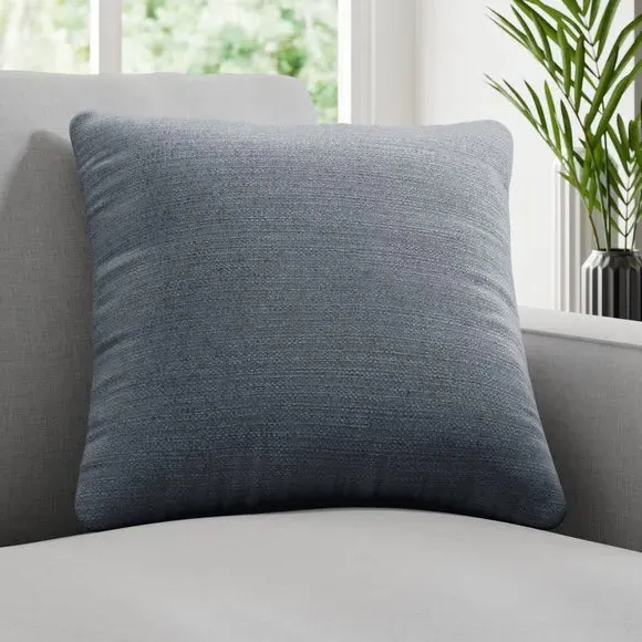 Textured Cushion Cover - Chambray, Recycled Polyester