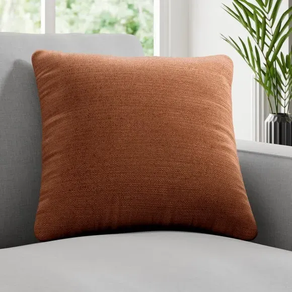 Textured Cushion Cover - Ginger, Recycled Polyester